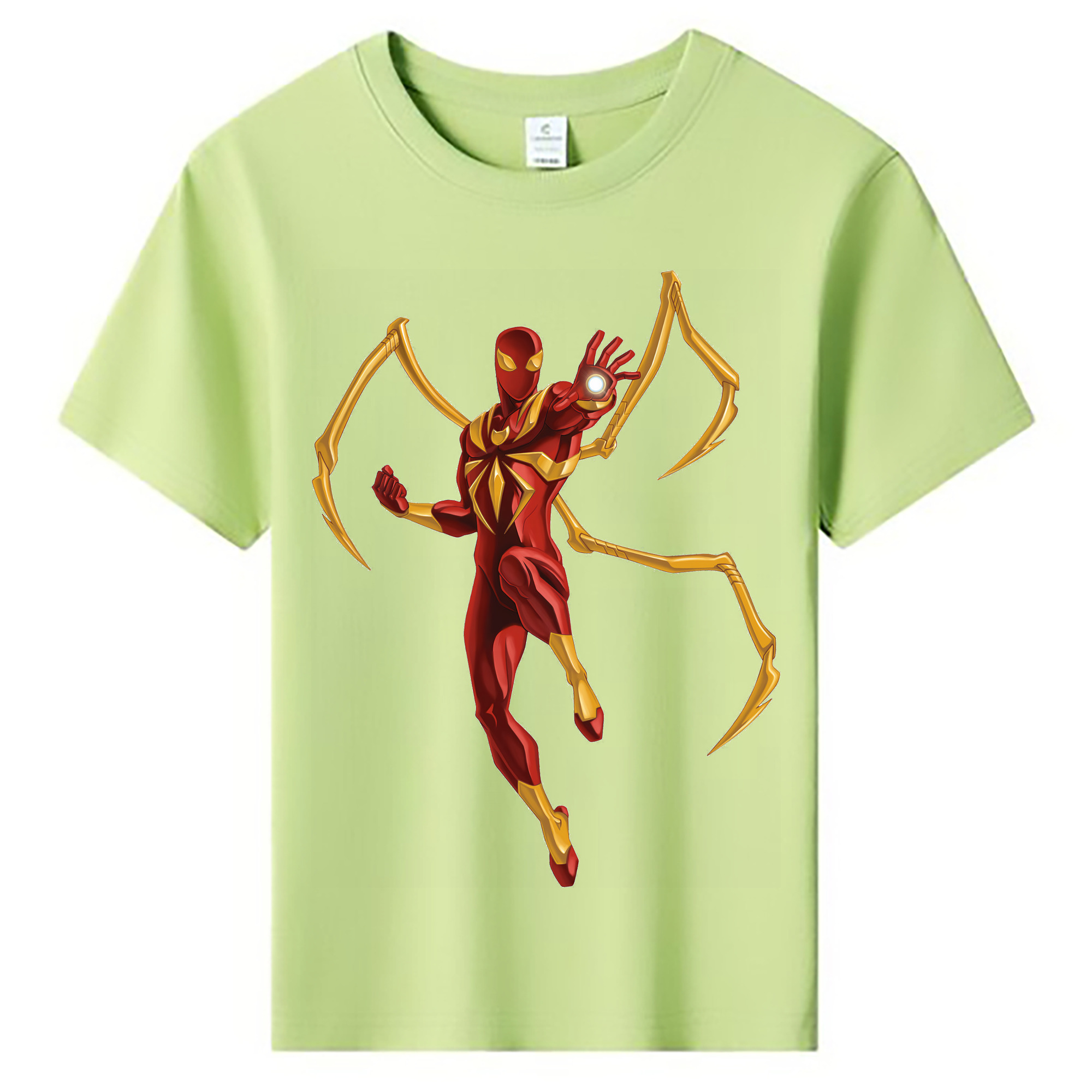 （画像用） Spider Man スパイダーマン 綿100％キッズTシャツ（フロントプリント）